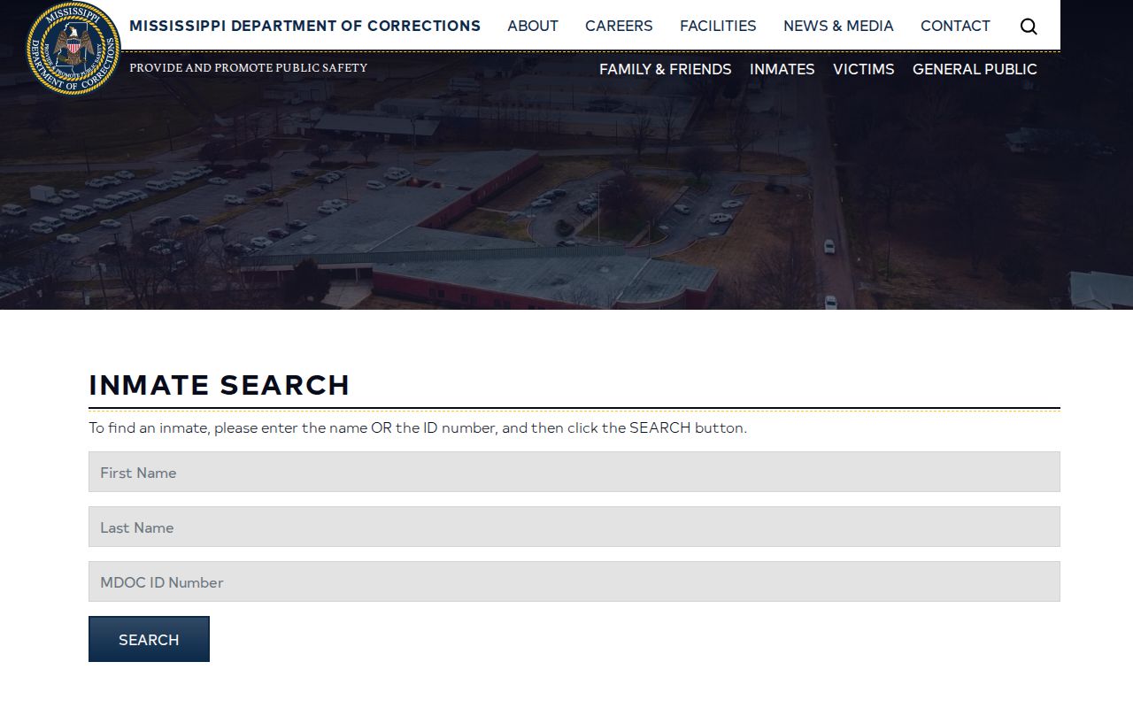 Itawamba County released inmate MDOC offender search fields